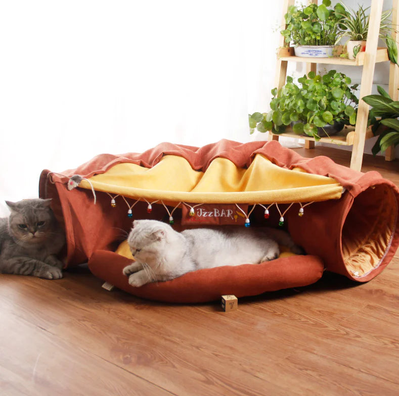 Cat Tunnel Bed