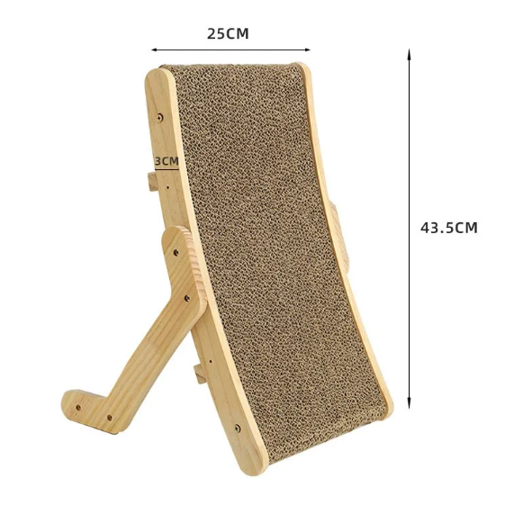 Solid Wooden Cat Scratcher