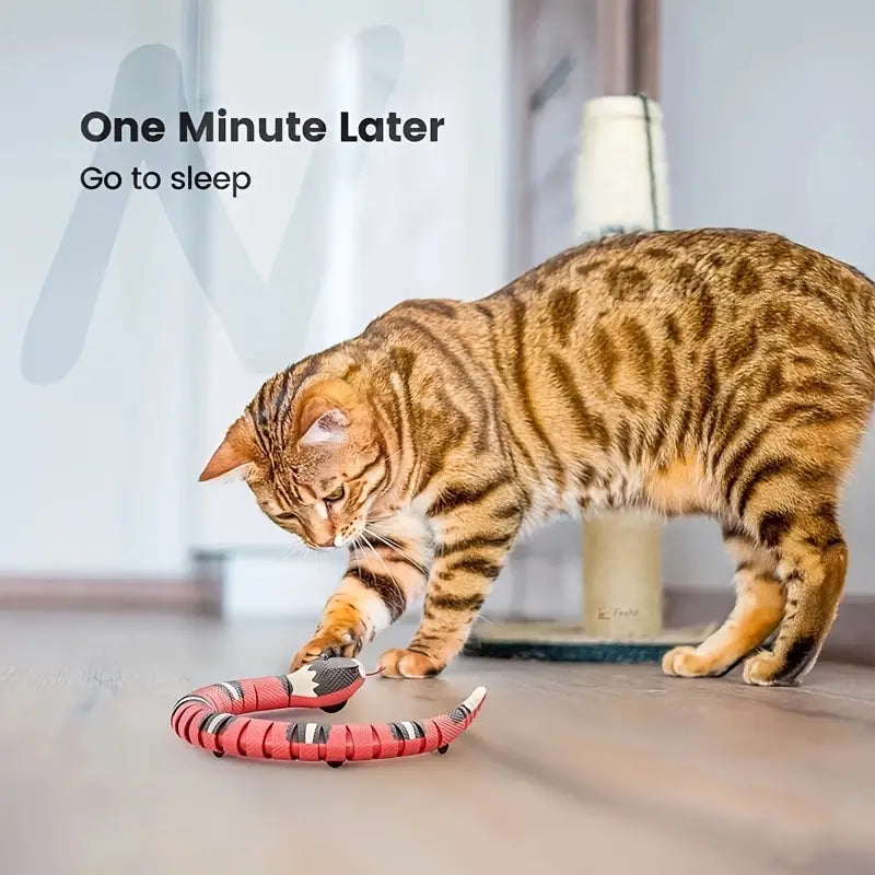 Smart Sensing Snake Cat Toy