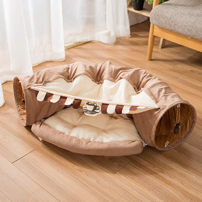 Cat Tunnel Bed
